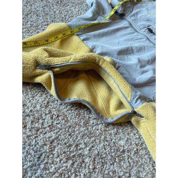 Vintage The North Face Denali Jacket/Fleece, Womens small, yellow Fleece - Picture 9 of 12